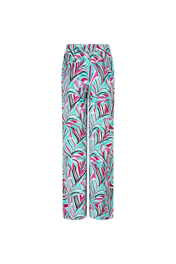 Trousers Cassidy | Palm Leaves Print