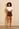 Short Jazzy | Brown Stripe Print