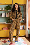 Jacket Maria | Feathers print