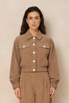 Jaxy Jacket - Corduroy | Taupe
