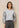 Sweater Jara - Contrast Sleeve | Light Grey Melange
