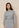 Dress Karly - Mini Knitted | Light Grey Melange