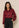Jacket Kairi - Satin Bomber | Burgundy