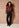 Jacket Inea - Balloon Jacquard | Brick Red