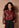 Jacket Inea - Balloon Jacquard | Brick Red