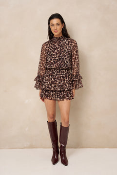 Skirt Inez - Layered Mini | Multi Colour