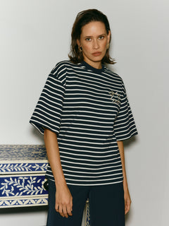 T-shirt Imma - Boxy Regular | Dark Blue