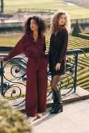 Svea trousers | Burgundy red